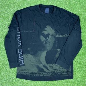 Ssense x Juun.J Layered Hide Your lies shirt